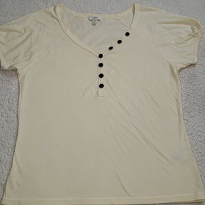 J.Jill top V Neck Tee Size XS
